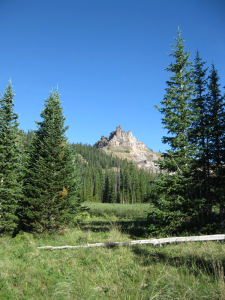 castle peak wilderness in Colorado
