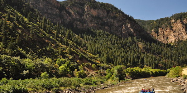 Colorado River Shosone Rapid Glenwood Springs